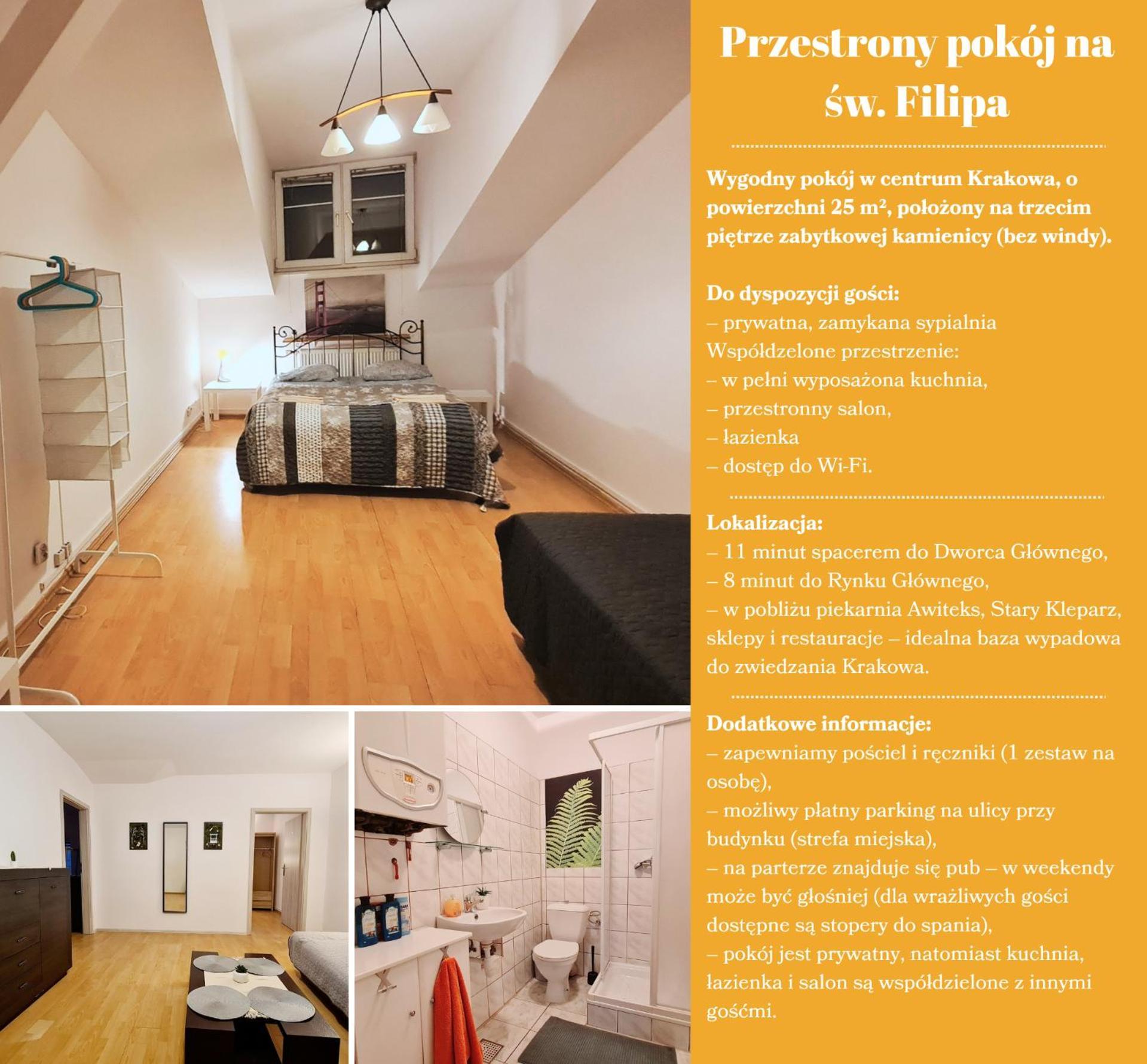 Przestronny W Mieszkaniu Na Filipa Apartment